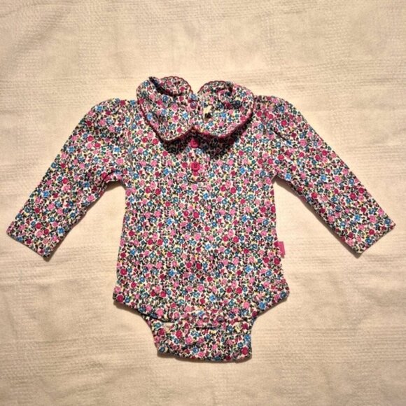 JoJo Maman Bebe Other - Jojo Maman Bébé girls size 3-6 months floral bodysuit EUC